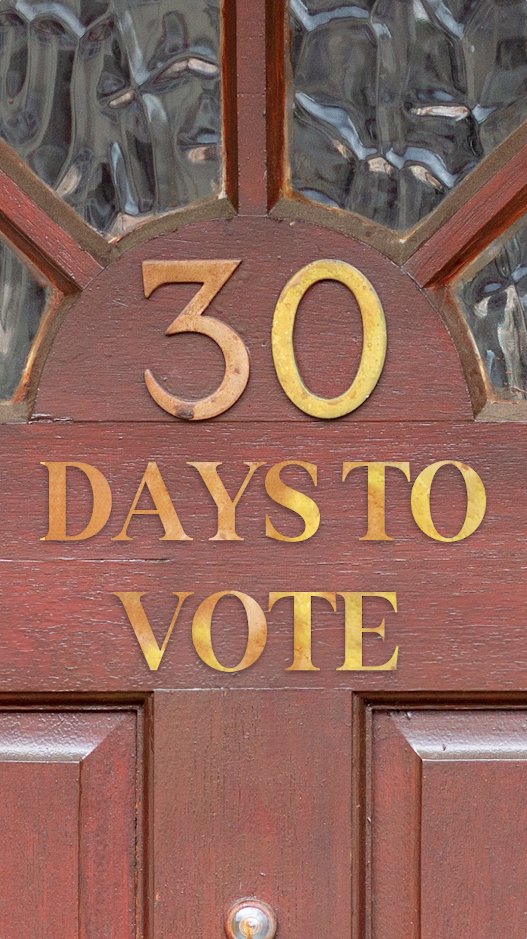 With 30 days left in this election, we have got some hard work ahead of us. But you know we love hard work. Join our movement: