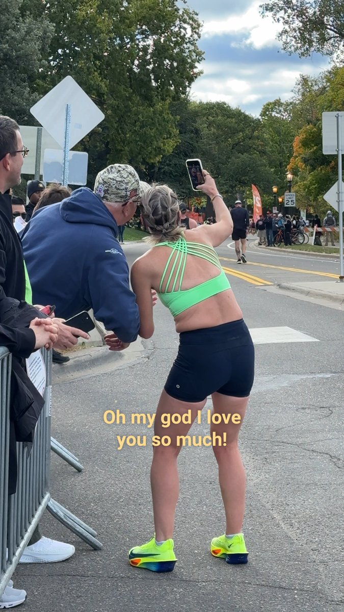 Congrats to all the runners at today’s Twin Cities Marathon. Loved cheering everyone on!