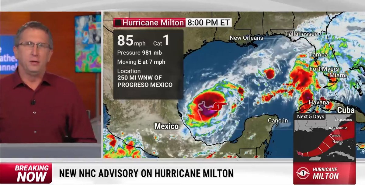 Milton is expected to become a major hurricane when it reaches Florida's west coast this week. Our hurricane expert Dr. Rick Knabb has the latest on timing and impacts: