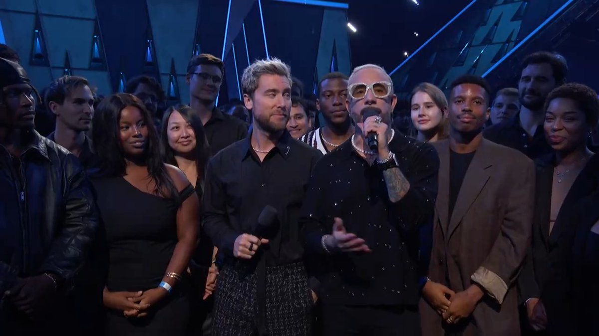 Lance Bass and AJ McLean are here to help us celebrate the last 50 years of Boy Bands at the #AMAs! #AMAs50 Watch NOW on CBS and streaming on Paramount+.