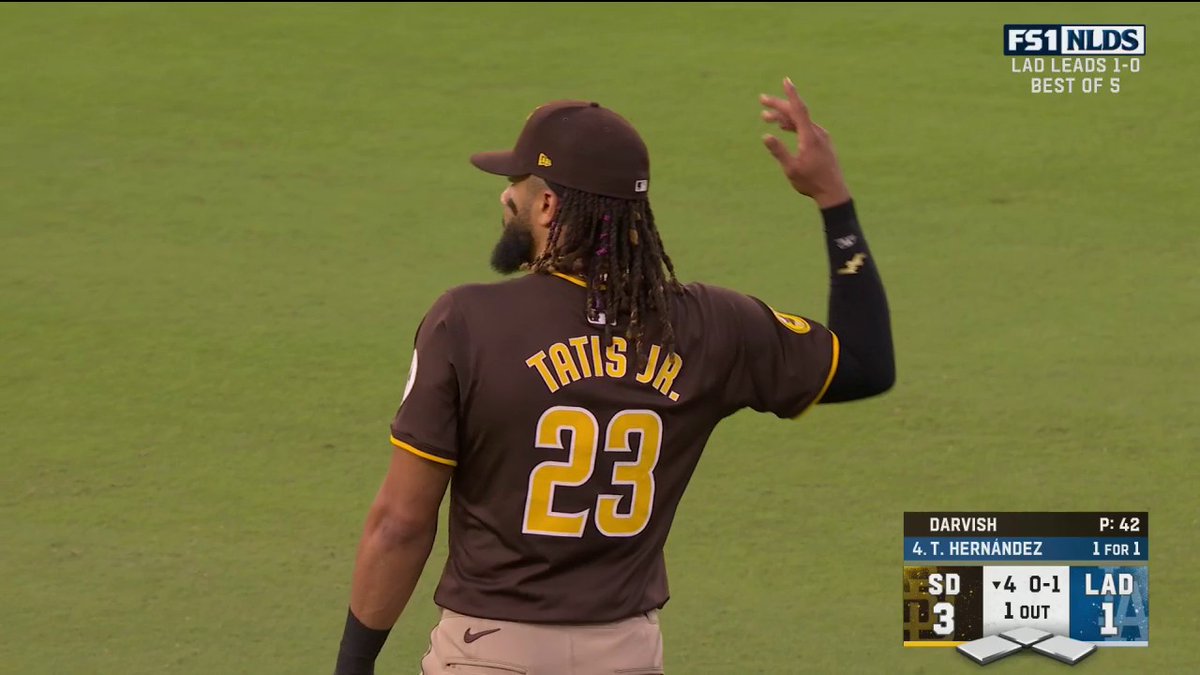 Fernando Tatis Jr. is welcoming the boos at Dodger Stadium 👀