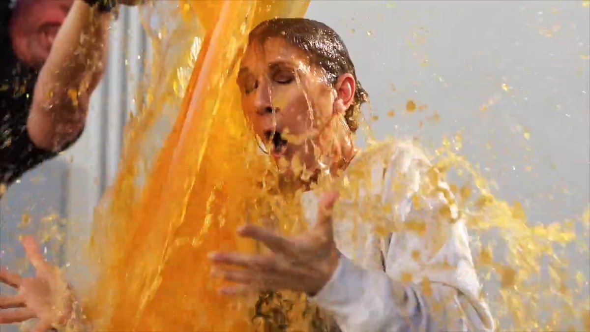 Near, far, wherever you are… You must see Celine Dion partake in one of football's greatest traditions. Celine Dion
