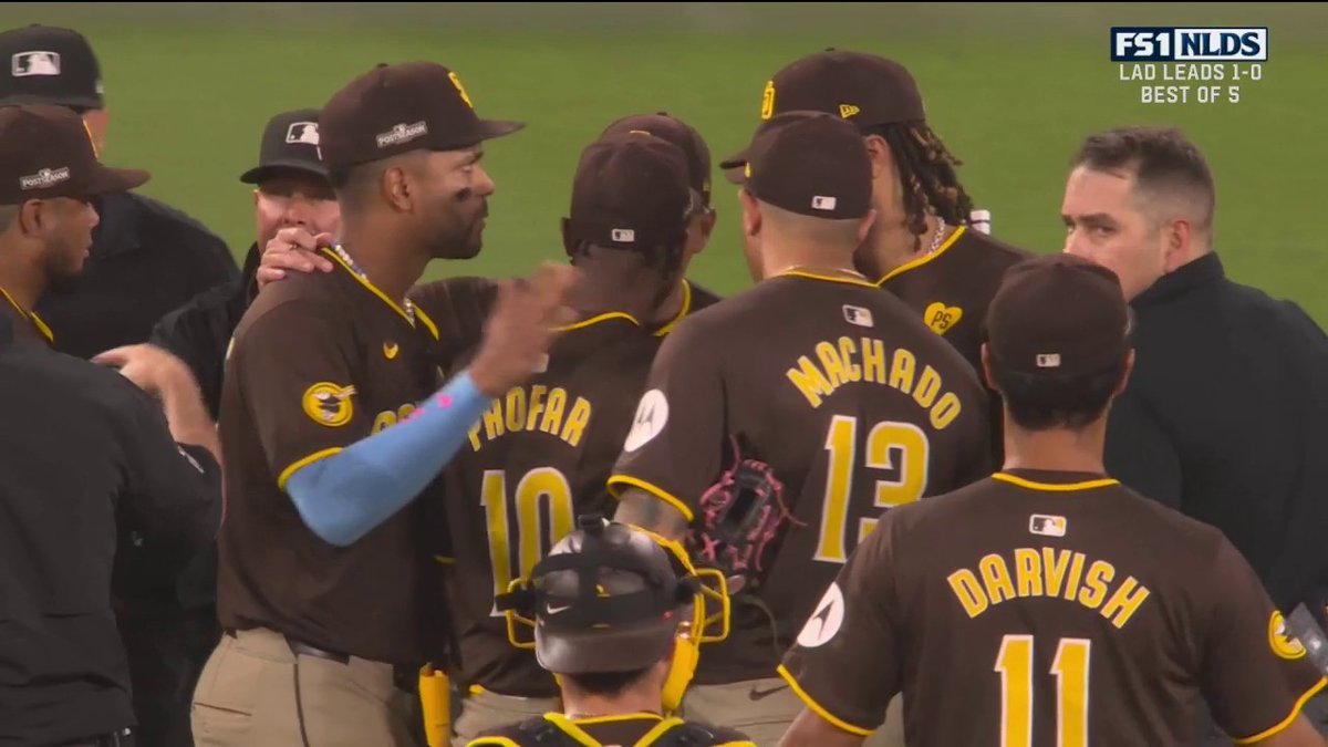 Things are getting heated at Dodger Stadium.