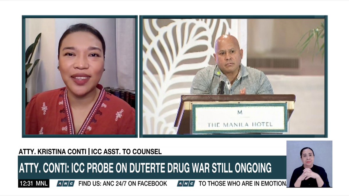 Senator Ronald "Bato" dela Rosa is a subject of a summons, not an arrest warrant, from the International Criminal Court, says ICC assistant to counsel Atty. Kristina Conti. She says ignoring the summons could lead to the issuance of an arrest warrant. #DatelinePhilippines