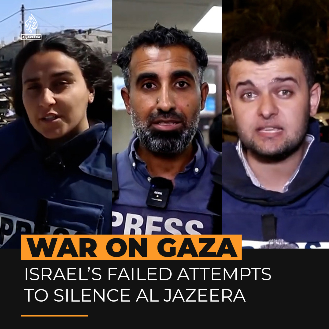 Israel’s attempts to silence Al Jazeera have not stopped the network and its journalists from continuing to tell Gaza’s story. #JournalismIsNotACrime | #DemandPressFreedom
