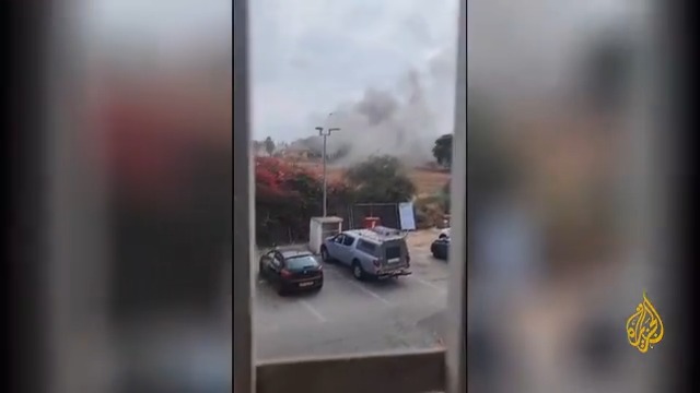 مشاهد جديدة لآثار الدمار في تل أبيب بعد ضربة صاروخية أطلقتها كتائب القسام بعد مرور #عام_على_الحرب_على_غزة #الأخبار
