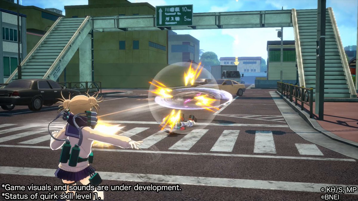 Himiko Toga new Quirk Skill Ability Intros! Skill α: Jagged Spinning Knife Throw a knife that spins on impact before returning to Toga. #MHUR