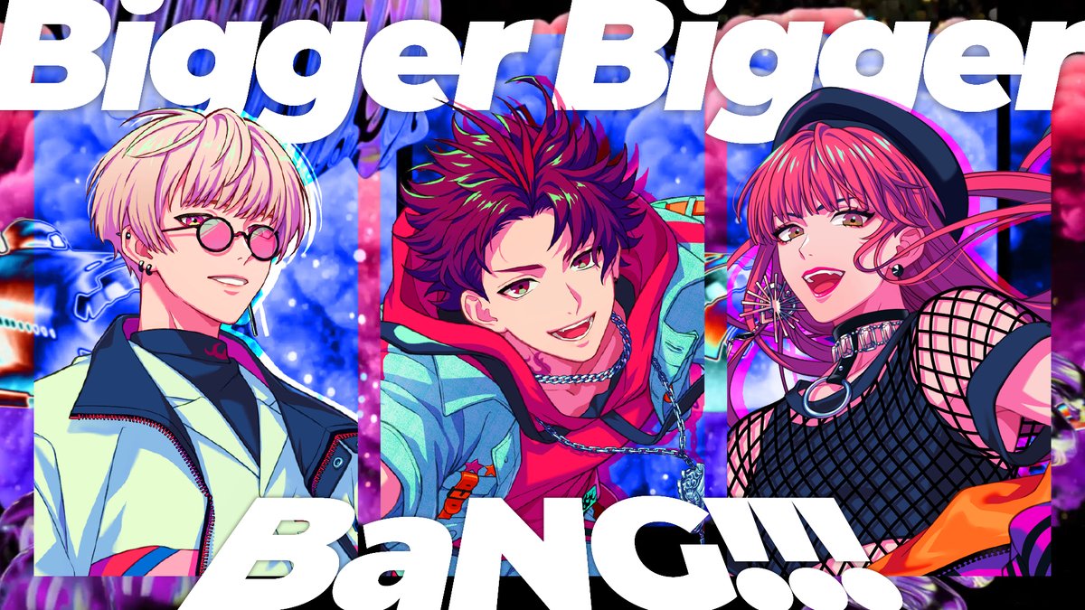◤#𝐁𝐨𝐔 𝐔𝐧𝐢𝐭 𝐀 ⠀#BAE🔥 新曲MV公開◢ 『Bigger Bigger BaNG!!! 』 ⏬今すぐCHECK 朱雀野アレン(CV:#梶原岳人 ) 燕夏準(CV:#村瀬歩 ) アン・フォークナー(CV:#96猫 ) #パラライ #BAE新曲MV解禁