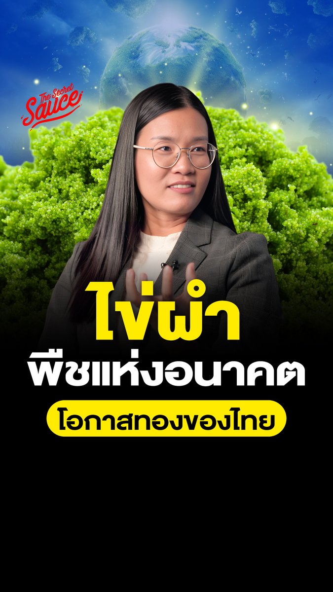 ไข่ผำพืชแห่งอนาคต โอกาสทองของไทย #TheSecretSauce #ไข่ผำ #SuperFood #ซูเปอร์ฟู้ด