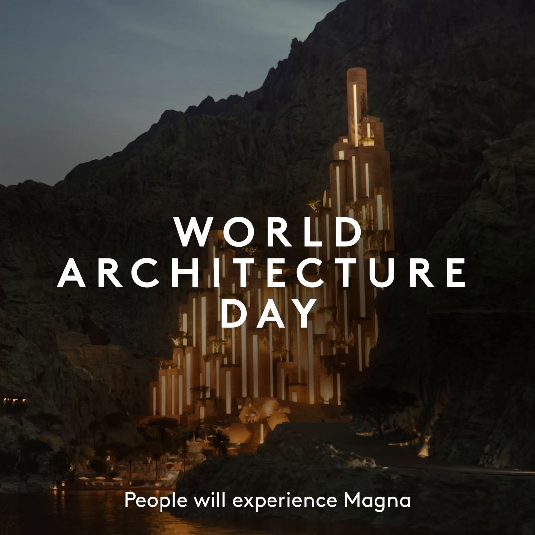 The architecture of #NEOM represents some of the most extraordinary man-made marvels on Earth 🌍 Join us on #WorldArchitectureDay as we celebrate some of #Magna’s breathtaking testaments to human imagination and natural beauty.