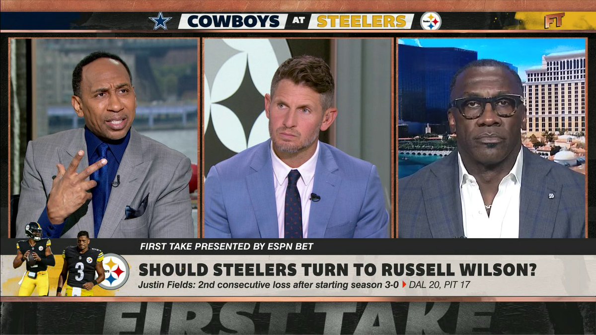 “Please get the quarterback some help.” 🗣️ Stephen A Smith doesn’t blame Justin Fields for the Steelers' loss against the Cowboys ✍️