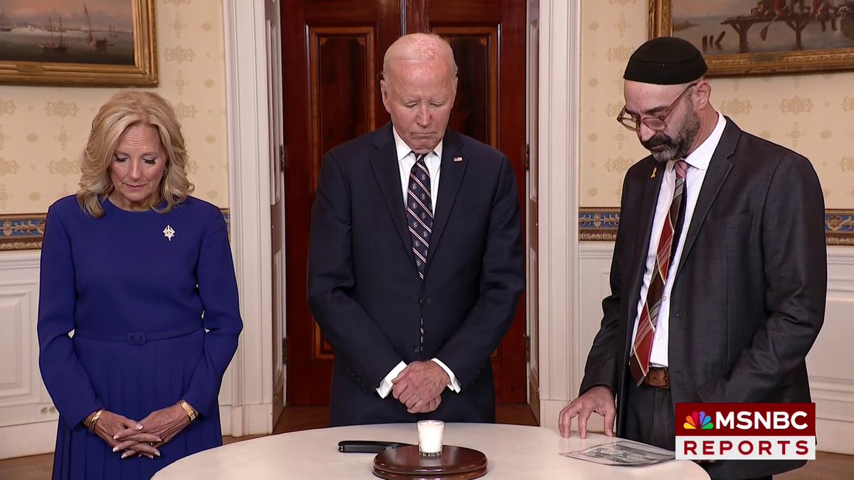 MOMENTS AGO: White House marks one year since the October 7th Hamas terror attacks on Israel