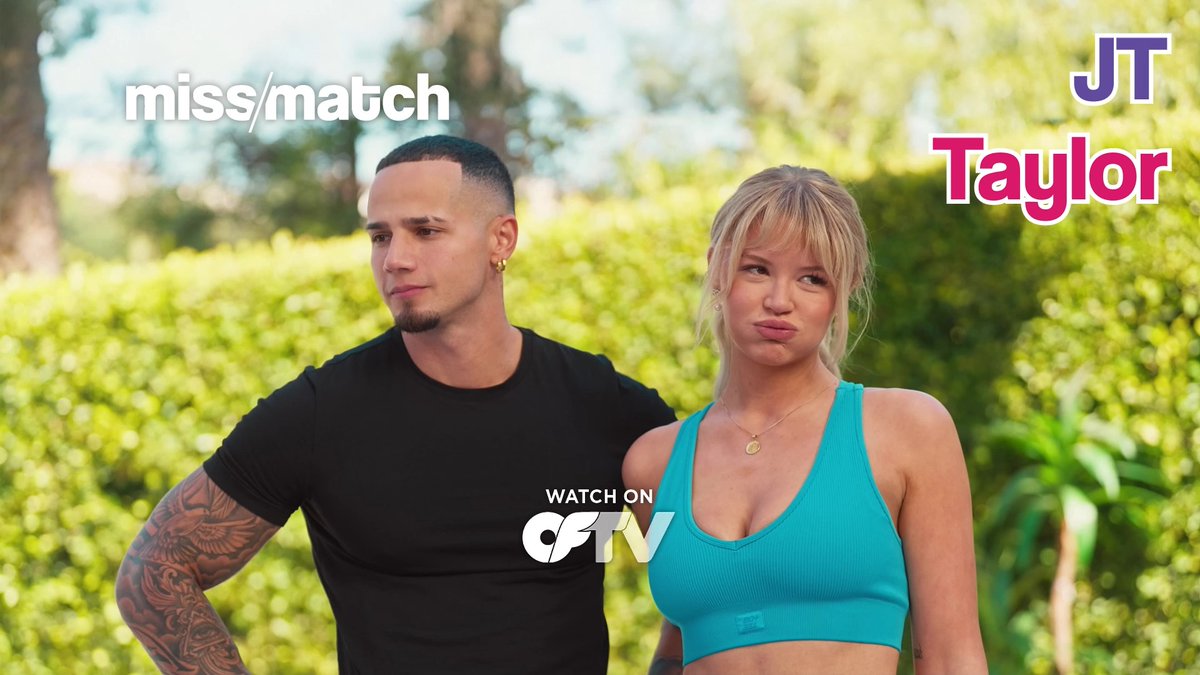 Will @TayyLaVie and @ItsOfficialJT kick off season 4 with a Match? 🩷💜 All will be revealed on their #MissMatch blind date... 📺 Tune in FREE: