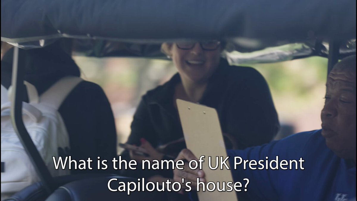 We had a great time in the swag cab with CoachMarrow. Keep your eye out for us around campus all week, we've got specials guests and prizes if you know your UK history!