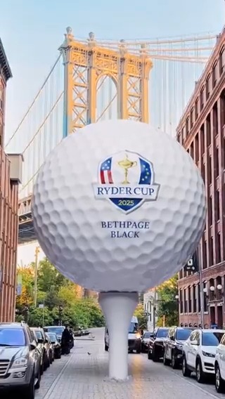New York: The perfect Ryder Cup playground 🍎⛳ #YearToGo | #RyderCup