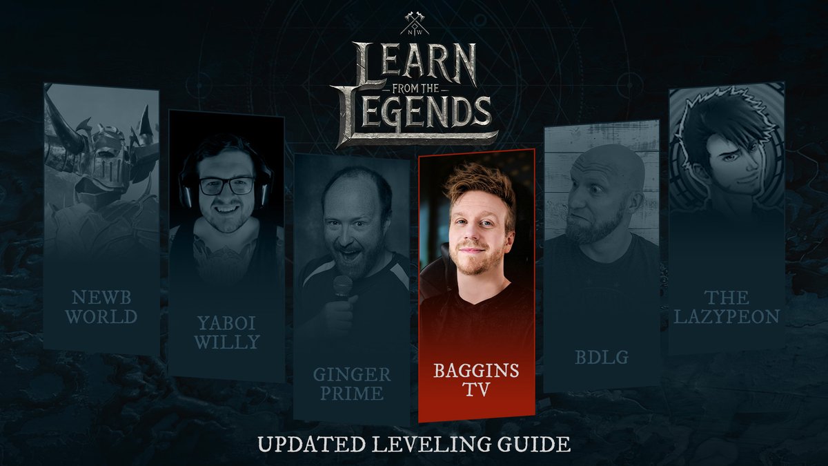 Watch our Learn from the Legends series this week before New World: Aeternum launches! Join BagginsTV as he gives tips and strategies for leveling up your character. ⬆️