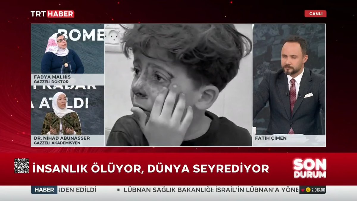 Gazzeli Akademisyen Dr. Nihad Abunasser: Dünyanın milyonda biri olan bir alana, 2. Dünya Savaşı'nda atılandan daha fazla patlayıcı atıldı. Bu neyin nefreti? Bu neyin kini?