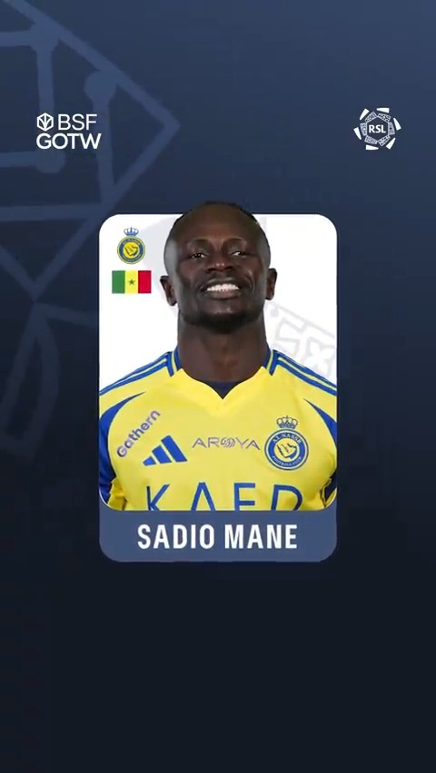 هدف لاعب نادي النصر السعودي ساديو ماني 🇸🇳 الأفضل في الجولة الـ6 والفائز بالجائزة المقدمة من BSF ⚽️🏆 #دوري_روشن_السعودي | #هدف_الأسبوع_BSF
