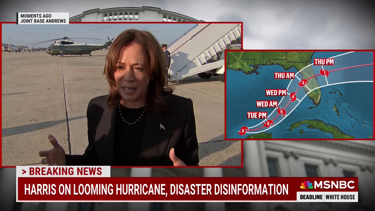 VP Harris warns Americans about the misinformation that she says is being spread by the former president about what is available, in particular to the survivors of Hurricane Helene. She says FEMA has many resources available to those who desperately need them.