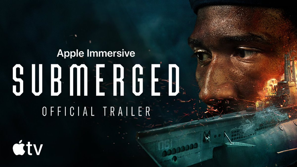 Submerged, the first scripted film in Apple Immersive Video. Watch only on Apple Vision Pro on October 10. A WWII submarine crew combats a harrowing torpedo attack in this adrenaline-pumping thrill ride. From filmmaker Edward Berger, director of the Academy Award® winning All Quiet on the Western Front.