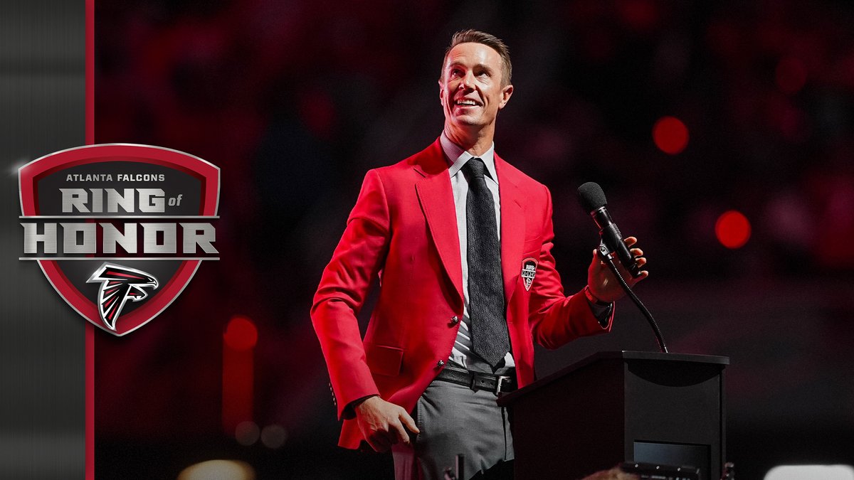 "It was a thrill of a lifetime to be your quarterback" Matt Ryan's full Ring of Honor speech from Thursday night 🥹