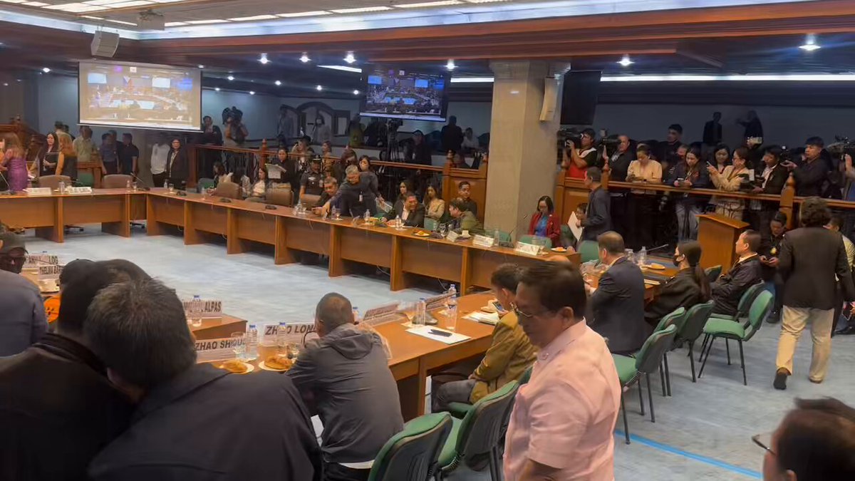 Embattled former mayor of Bamban in the Philippines, Guo Hua Ping (Alice Guo) arrives at a Senate inquiry for the first time since a jailed tycoon and self-confessed Chinese spy told Al Jazeera that Guo works for China’s Ministry of State Security. Al Jazeera is here.