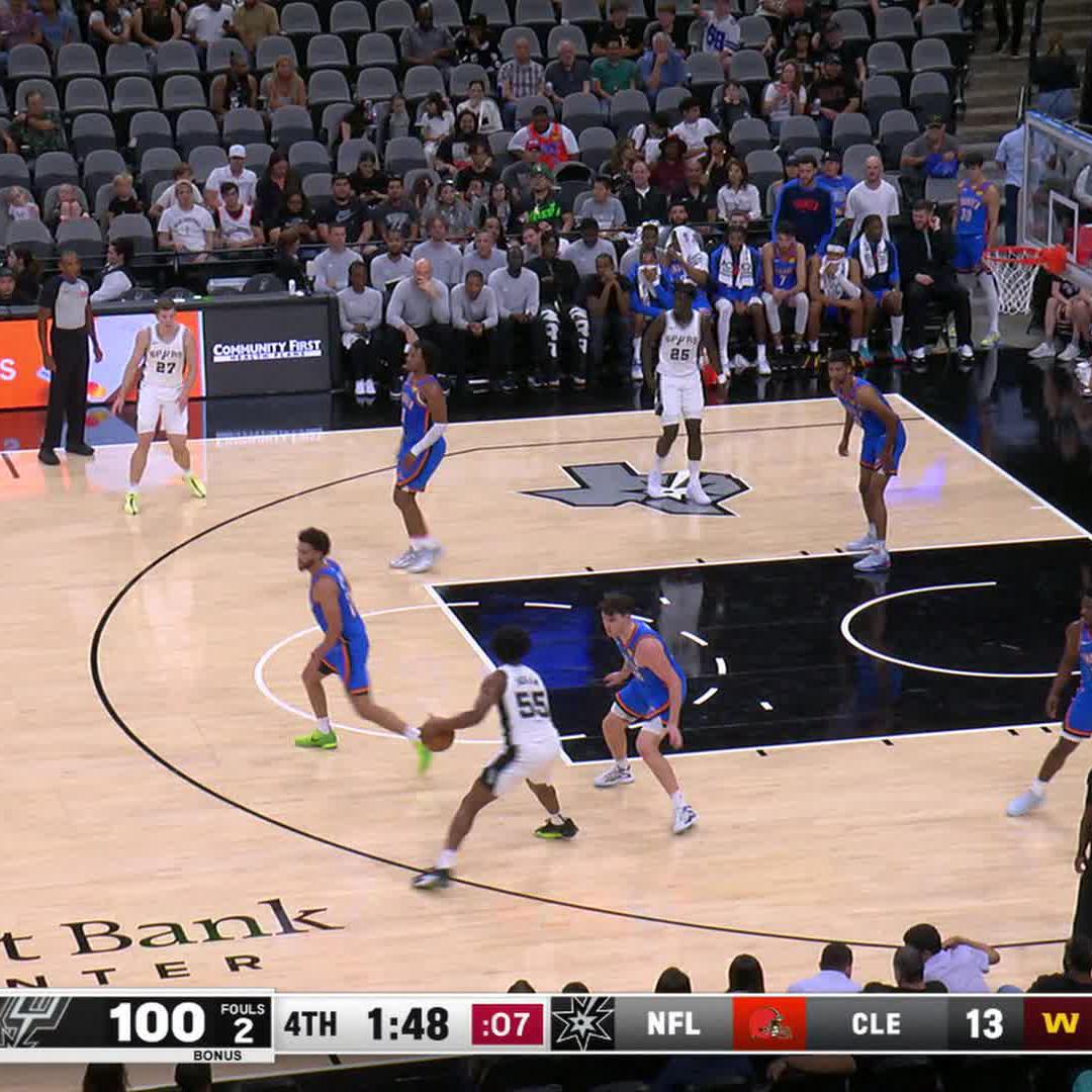 first bucket for Harrison!
