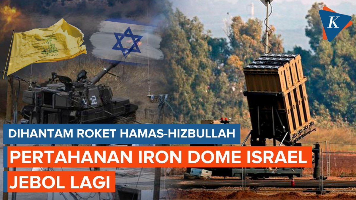 Diserang Roket Hizbullah dan Hamas, Iron Dome Israel Jebol Lagi < #Hamas #Hizbullah #Israel