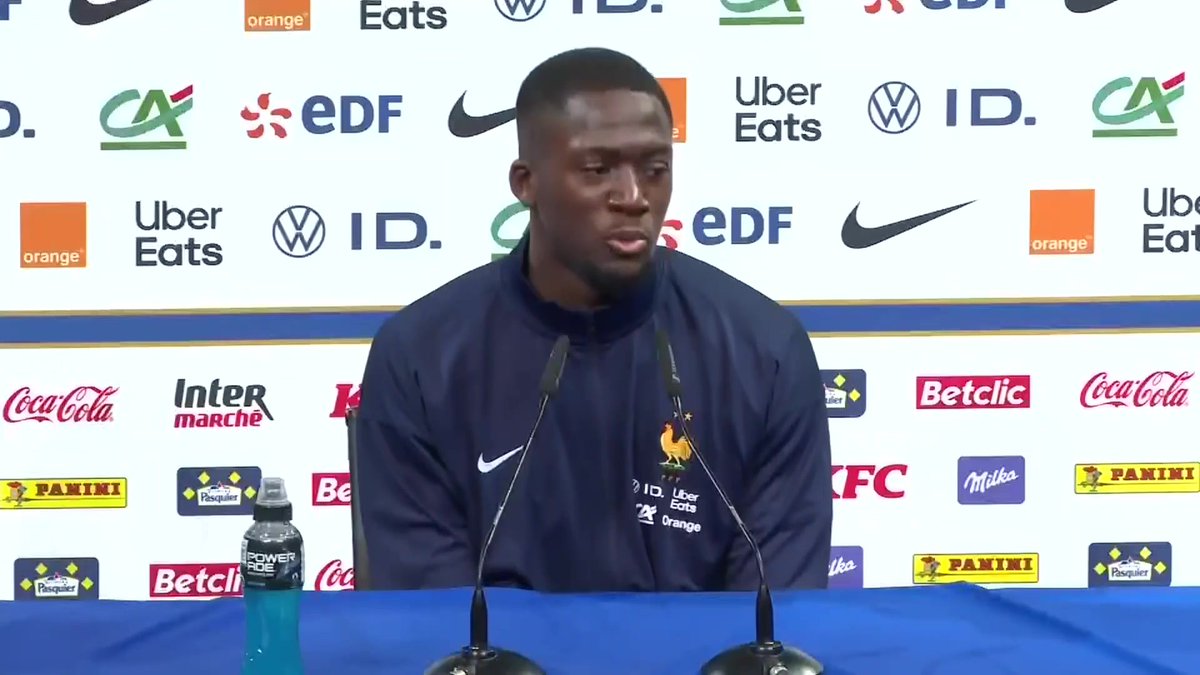 💬 Ibrahima Konaté sur Kylian Mbappé : « Je n'étais pas au courant qu'il s'était fait siffler à Lille, je ne comprends pas pourquoi. (...) Ça ne doit pas être facile de vivre ça dans son pays, c'est bizarre. » Suivez la conférence de presse en direct :