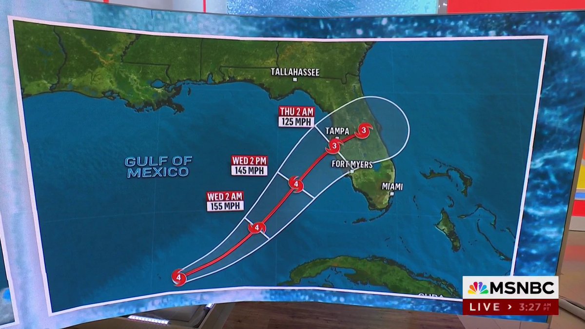 Hurricane Milton rapidly intensifies to Category 5
