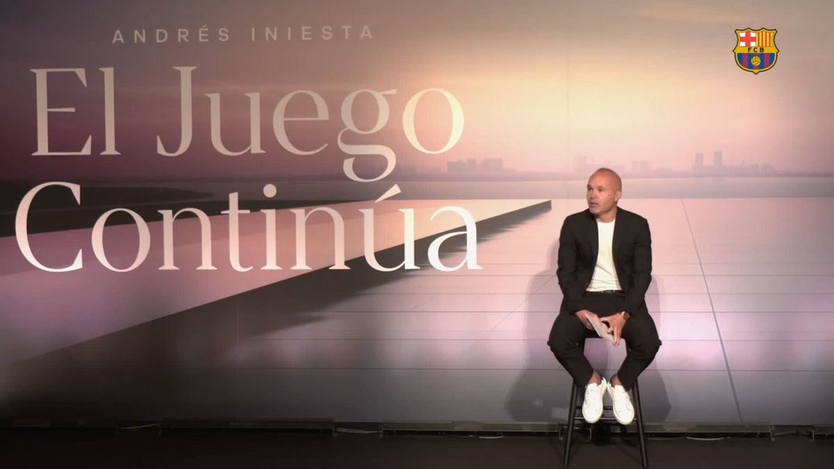 "Son lágrimas de emoción, de orgullo." 🥹 🗣️ Andrés Iniesta
