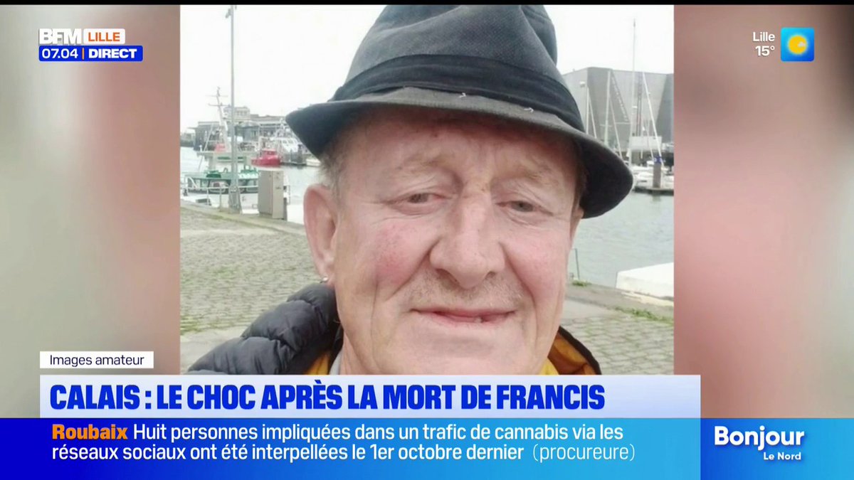 Calais : un homme âgé de 61 ans est mort d'un arrêt cardiaque après avoir a été agressé, notamment à coup de panneau de signalisation, à la suite d'un différend sur la tenue de son chien. Un individu et son fils de 28 ans ont été arrêtés et mis en examen.