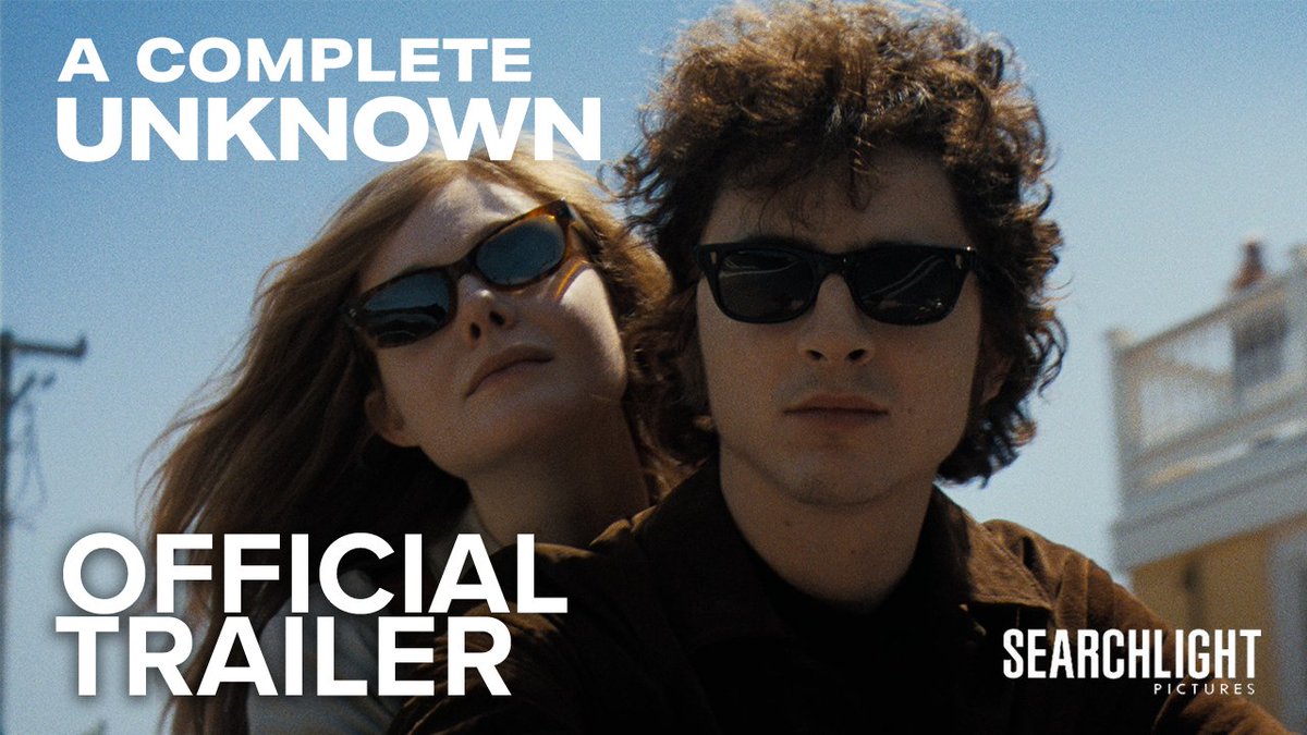 Timothée Chalamet as Bob Dylan in A COMPLETE UNKNOWN, the ballad of a true original. A Film by James Mangold. Co-starring Edward Norton, Elle Fanning, and Monica Barbaro. Only in theaters Christmas Day. #ACompleteUnknown