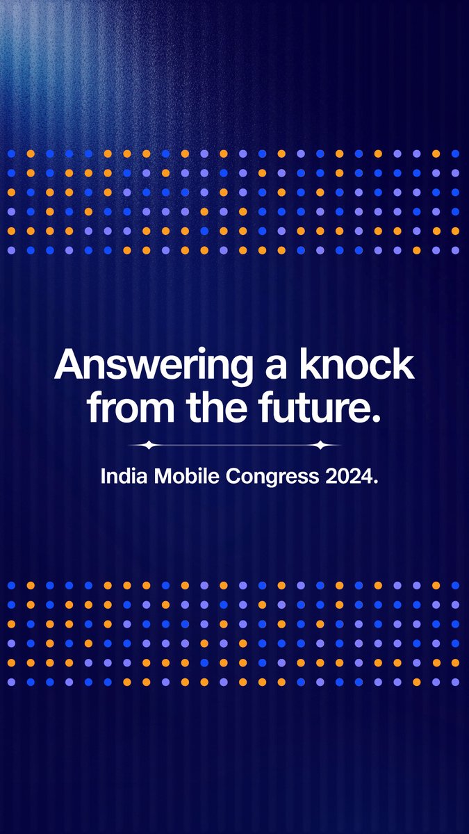 The countdown is on for India's most-awaited technology convention. ⌛ Stay tuned. ✨ #IMC2024 #WithLoveFromJio ♥️ #IndiaMobileCongress #TheFutureIsNow #DigitalTransformation #JioAtIMC #JioTrue5G #JioNationBuilding #Jio India Mobile Congress