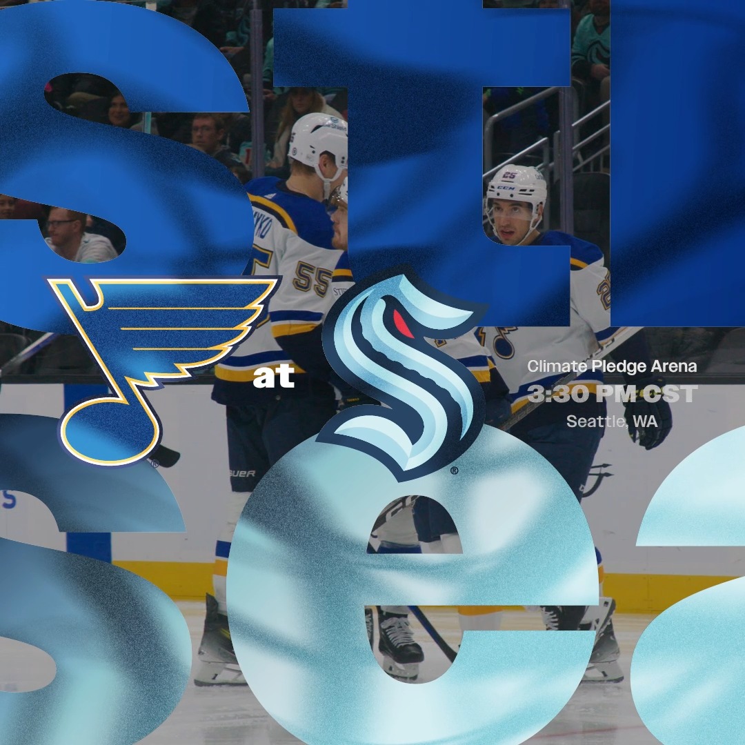 Welcome to the 2024-25 hockey season!!! #stlblues 🏒 Blues vs. Kraken 🕞 3:30 p.m. CT 📺 ESPN, ESPN+ 📻 101 ESPN, Blues App