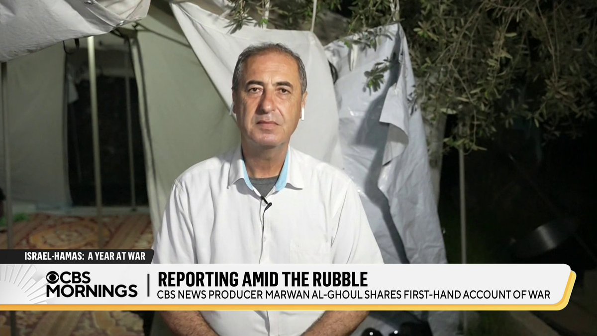 “There is no safe place in Gaza”: CBS News producer Marwan Al-Ghoul was born in Gaza and raised his family there. Since Hamas attacked Israel on October 7, 2023, Marwan has reported on the war in Gaza nearly every day. This is his first-hand account.