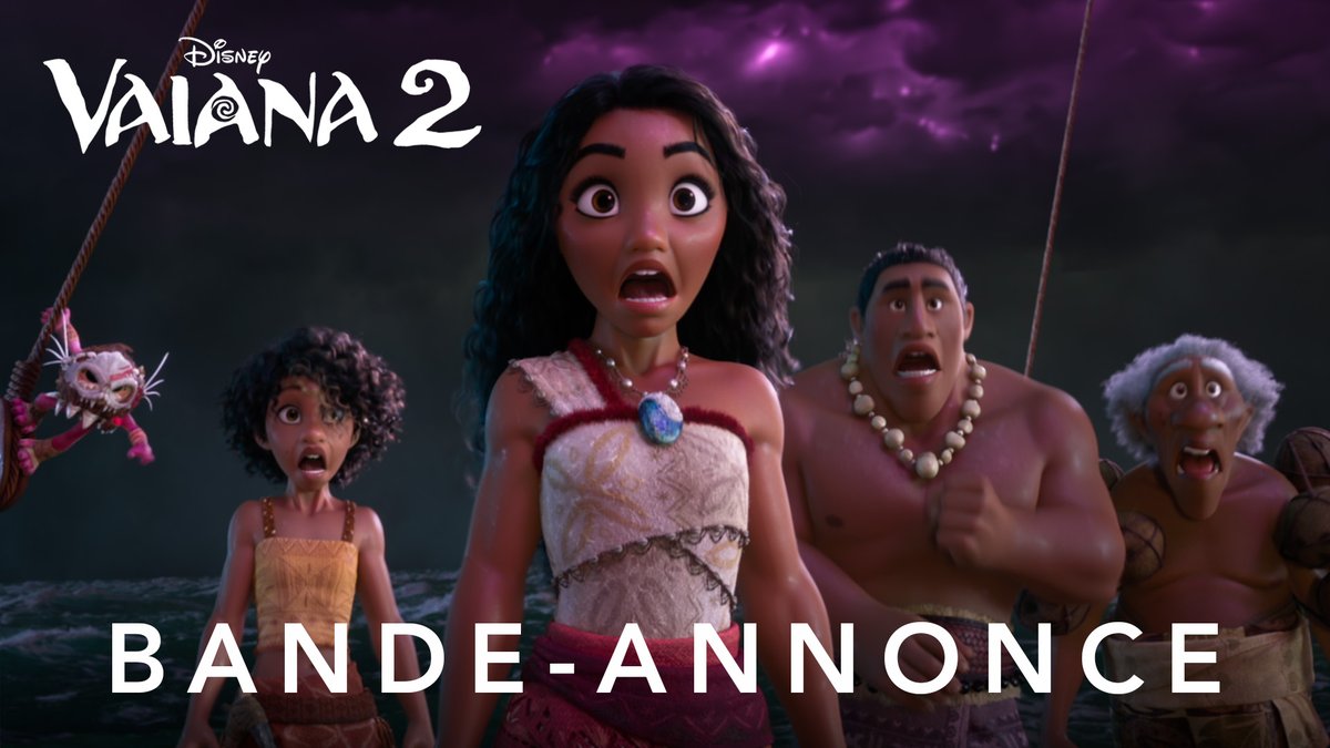 Une nouvelle bande-annonce pour le film Vaiana 2.🌴 Le 27 novembre au cinéma.