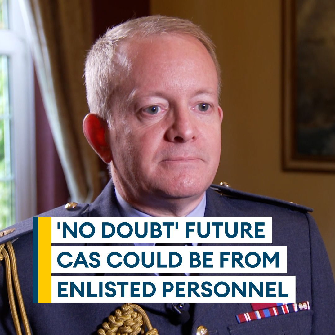 "No question, that will happen." The head of the RAF, ACM Harv Smyth, says he has no doubt that more officers who are commissioned from the ranks will hold the role of Chief of the Air Staff in the coming years. More: