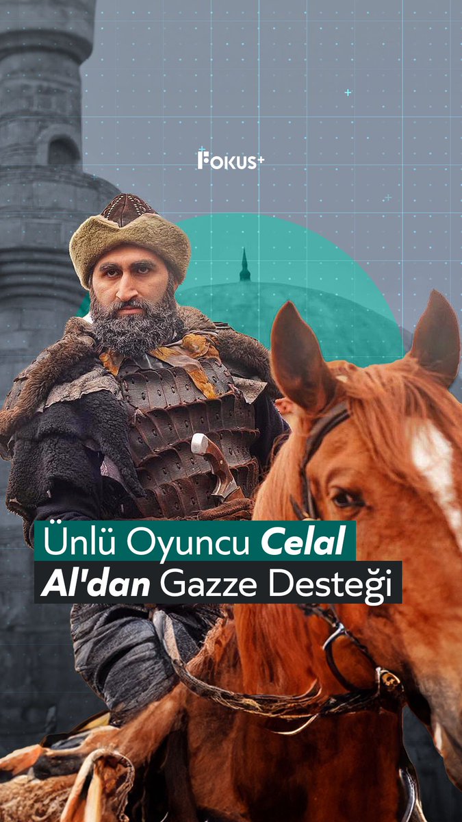 Oyuncu Celal Al, Gazze'ye destek mesajı verdi. Gazze tamamen yerle bir edilmiş durumda. Ama Gazze halkının umutları asla yerle bir edilmedi.