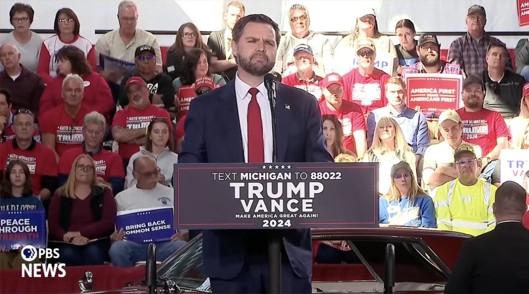 Q: Why should African American Michiganders vote for the Trump-Vance ticket? Vance: Well, you know, we, we've, we've, we, we've got, we've got a great number of Black Americans in this crowd right now