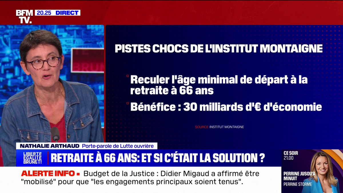 Nathalie Arthaud (Lutte ouvrière) sur la dette publique: "Les grands groupes capitalistes sont à 100% responsables de cette dette. C'est à eux de la payer intégralement"