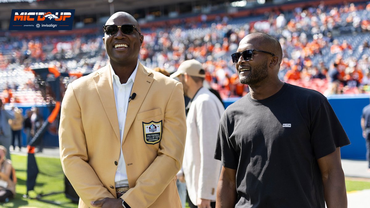 Greatness was in the 🏡 for #LVvsDEN. Hall of Famers Champ Bailey &amp; D-Ware were on the 🎙️ for Alumni Weekend: