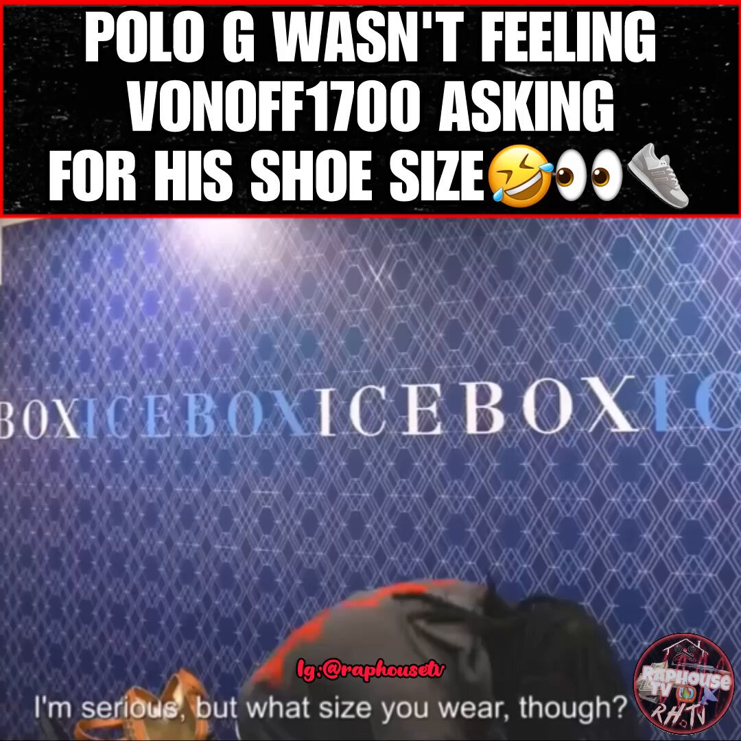 Polo G Really Wasn’t Feeling Vonoff1700 Asking For His Shoe Size 👟😂