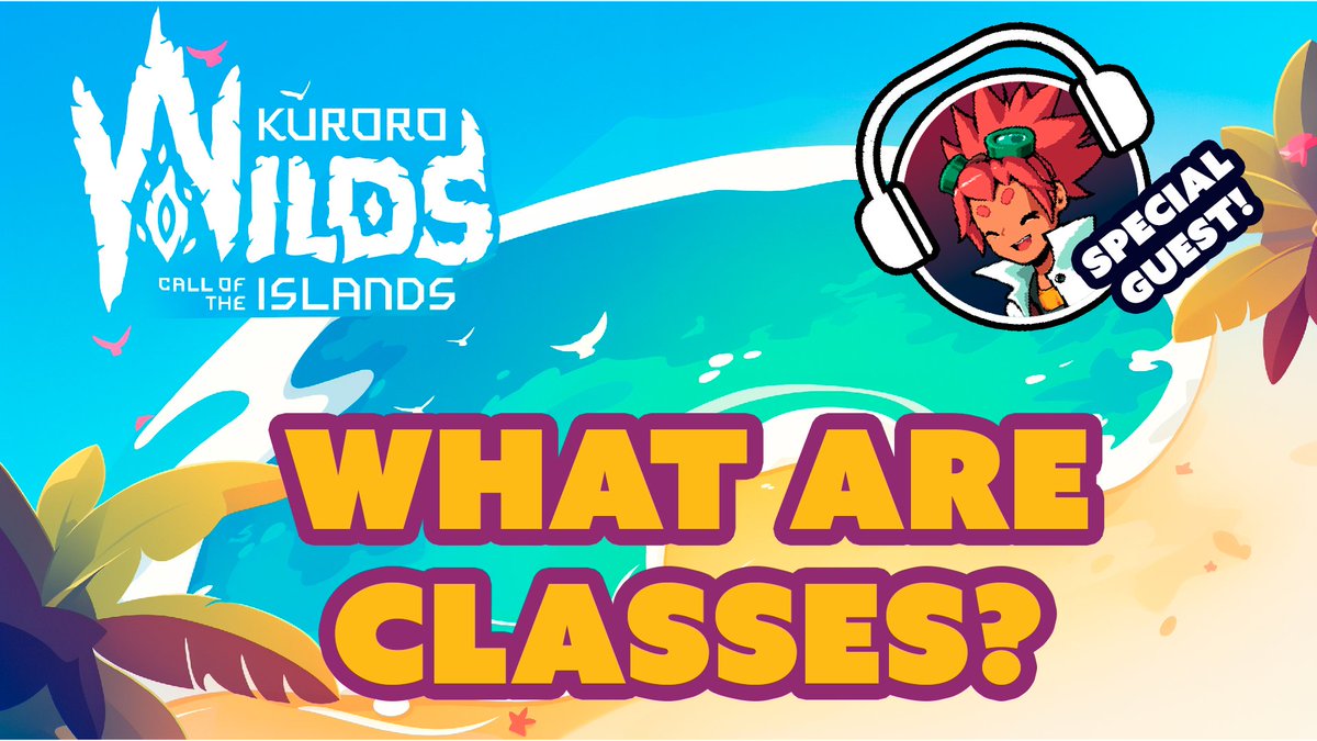 The Kuroros have various class possibilities, including traditional ones like Tank, Rogue, Mage, and Warrior, which modify their attack patterns. ⚔️ Come learn how this works within Kuroro Wilds! 🏝