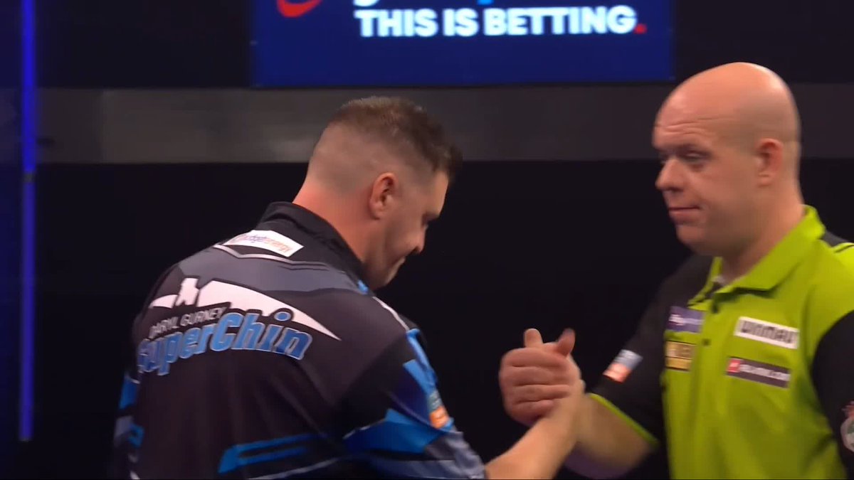 GURNEY WHITEWASHES VAN GERWEN! Daryl Gurney dismisses the world number two as he beats Michael van Gerwen 2-0 in sets, with van Gerwen failing to record a leg in the match. 📺 #WGPDarts | R1
