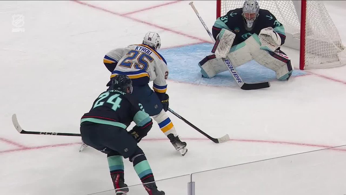 Our first goal of the season is this absolute beauty. #stlblues