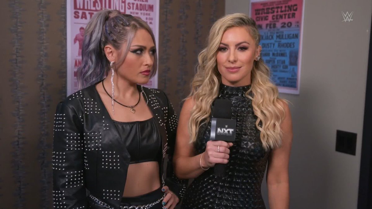 "Hello, my old friend." What is Giulia up to? 🤔 GIULIA ＝ ジュリア #WWENXT