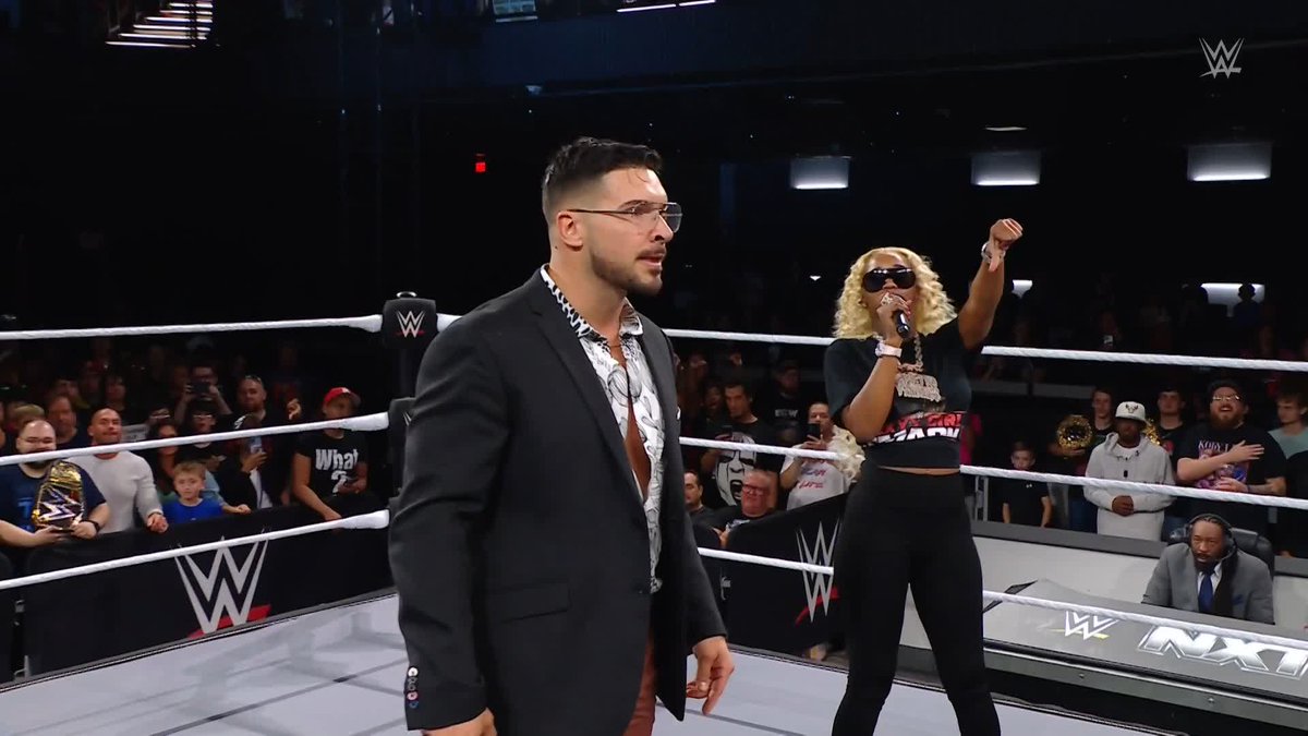 "This is my ring now." “All Ego” Ethan Page put a fast end to Sexyy Red's performance, but Je’Von Evans is here to save the day! 🙌 #WWENXT