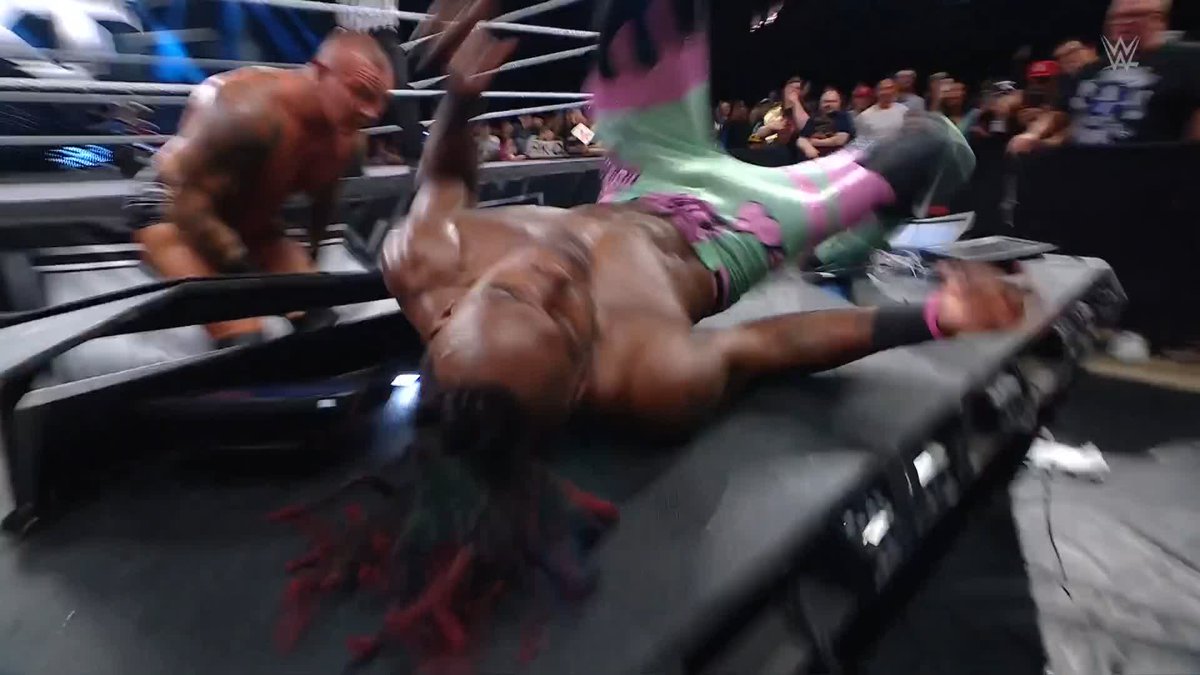 "I got you." Randy Orton is a man of the people, unfortunately for Je’Von Evans 😬 #WWENXT
