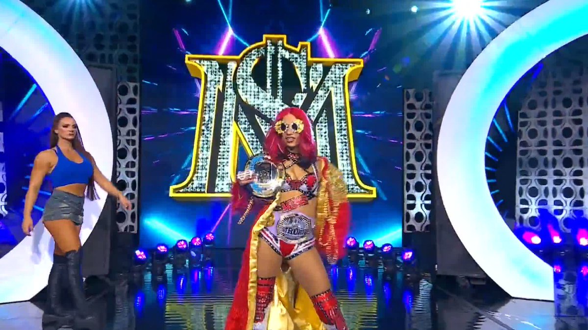 Spokaaaaaaane! Say hello to YOUR CEO! TBS Champion &amp; NJPW Strong Women’s Champion Mercedes Moné puts BOTH of her championships on the line against Emi Sakura! Watch #AEWDynamite LIVE on TBS! Último Moné | @Kamille_Brick | Emi Sakura🍫